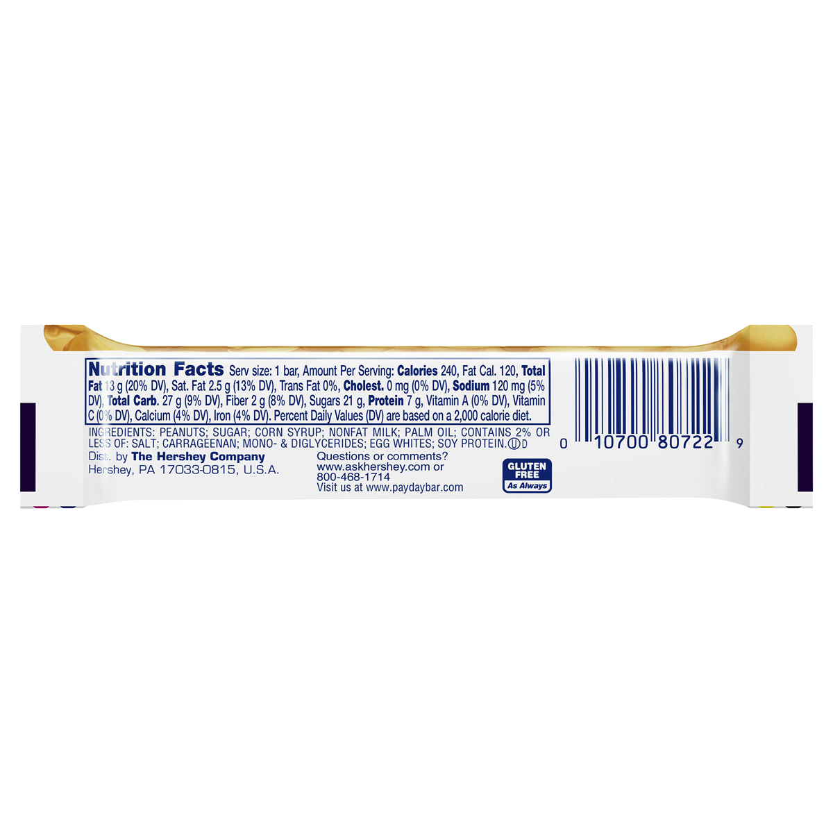 slide 2 of 2, Payday Peanut Caramel Candy Bar, 1.85 oz, 1.85 oz