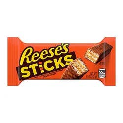 Reeses Sticks Milk Chocolate Peanut Butter Wafer Candy Bar - 1.5 Oz
