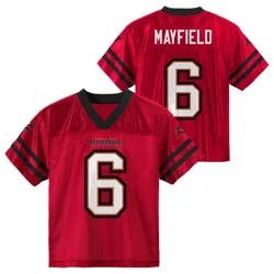 NFL Tampa Bay Buccaneers Toddler Boys' Baker Mayfield Short Sleeve Jersey - 2T