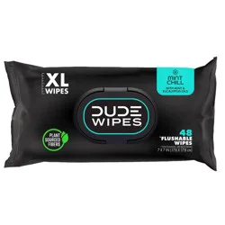Dude Wipes Personal Wipes Mint Chill - 5pk/48ct
