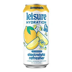 Leisure Project Leisure Hydration Lemonade Electrolyte Refresher - 16oz Single Can