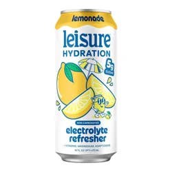 Leisure Project Leisure Hydration Lemonade Electrolyte Refresher - 16oz Single Can