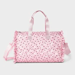 Girls' Floral Lightweight Weekender Bag - Cat & Jack™ Pink