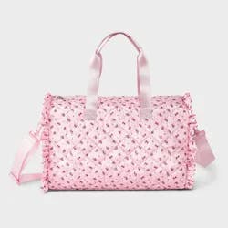 Girls' Floral Lightweight Weekender Bag - Cat & Jack™ Pink