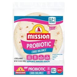 Mission Probiotic Carb Balance Tortillas - 10.58oz/6ct