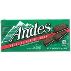 Andes Creme De Menthe Thin Mints - 4.67 Oz