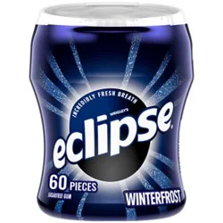 Eclipse Winterfrost Sugar Free Chewing Gum Bottle - 60 Count