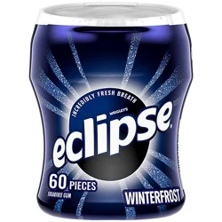 Eclipse Winterfrost Sugar Free Chewing Gum Bottle - 60 Count