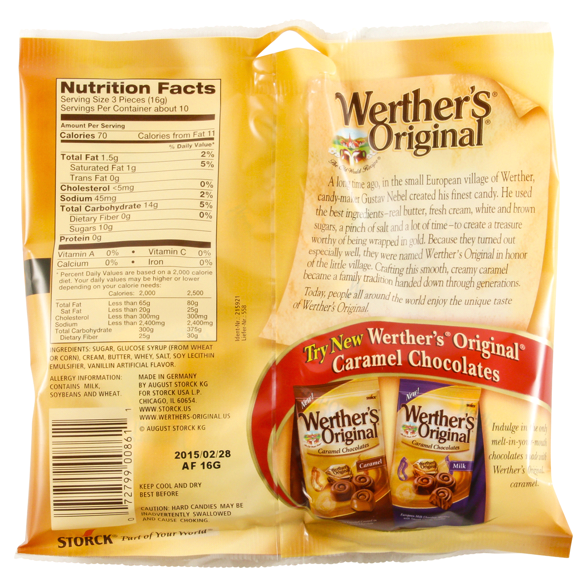 slide 2 of 2, Werther's Original Hard Candies, 5.5 oz