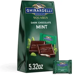 Ghirardelli Chocolate Squares Dark Chocolate Mint - 5.32 Oz