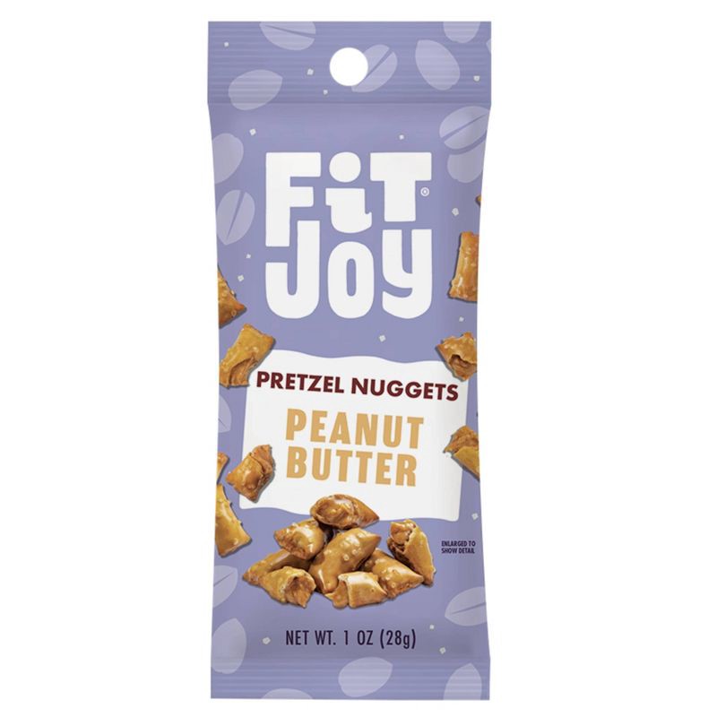 slide 1 of 4, FitJoy Grain Free Peanut Butter Pretzel Nugget Snack Bag - 1oz, 1 oz
