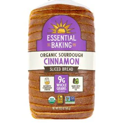 The Essential Baking Company Organic Sourdough Cinnamon Swirl Thin Sliced Bread - 20.48oz