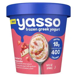 Yasso Strawberry Cheesecake Frozen Greek Yogurt - 14 fl oz