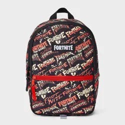 Epic Games Fortnite Mini Backpack 12" - Black/Red