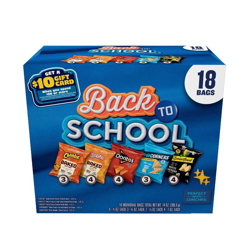 slide 1 of 5, Frito-Lay Back to School Mix Chips - 14oz/18ct, 14 oz, 18 ct
