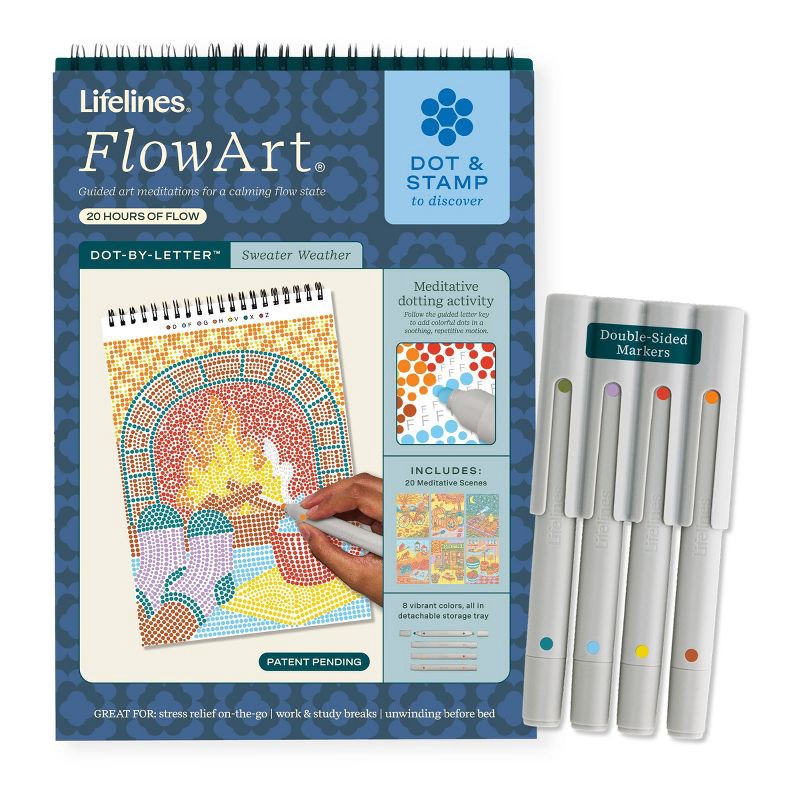 slide 1 of 12, Lifelines FlowArt: Cozy Sweater, 1 ct