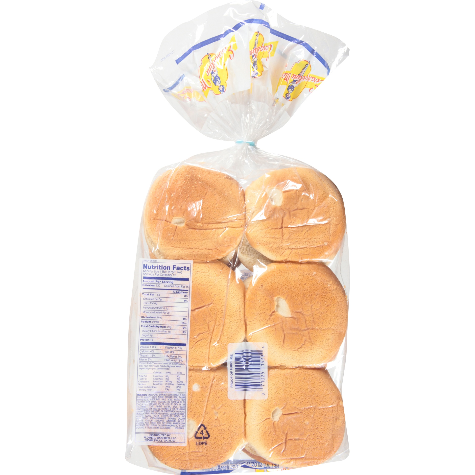 slide 6 of 8, Evangeline Maid Hamburger Buns, 12 ct