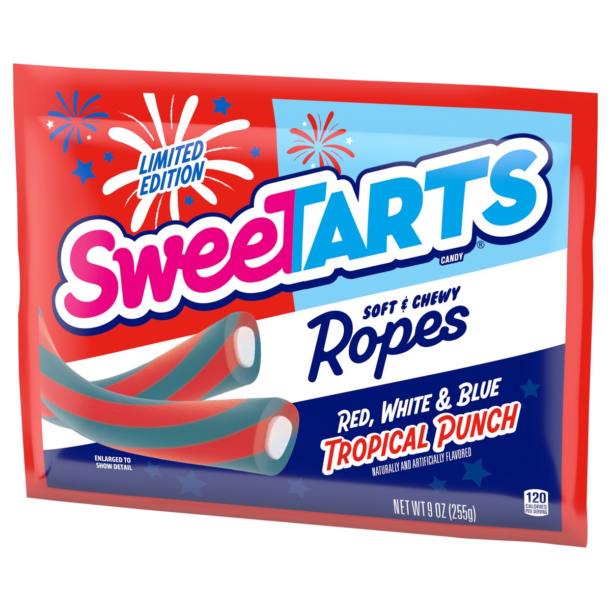 slide 4 of 4, Sweetart Ropes Rwb, 9 oz