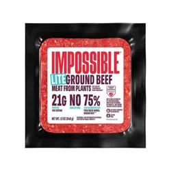 Impossible Lite Ground Beef Meat From Plants - 12oz