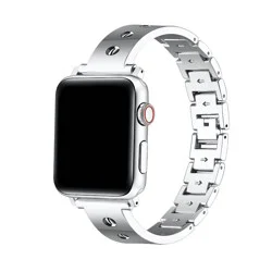 Posh Tech Quinn Bangle Band for Apple Watch - Silver
