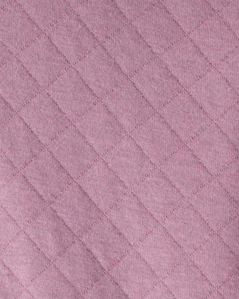 slide 2 of 3, Carter's Carters Baby Girl Quilted Quarter-Zip & Floral Legging Set - Purple Blush 12M, 1 ct