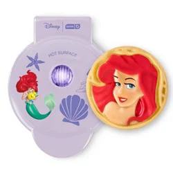 Dash Disney Ariel Mini Waffle Maker Purple