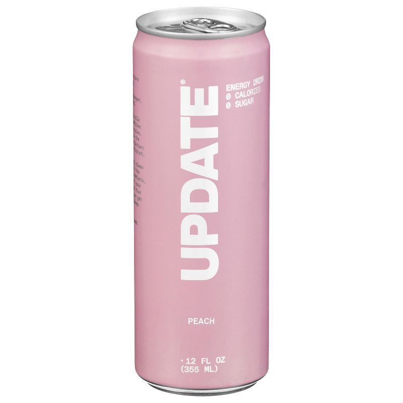 slide 1 of 11, Update Peach Energy Drink - 12 fl oz, 12 fl oz