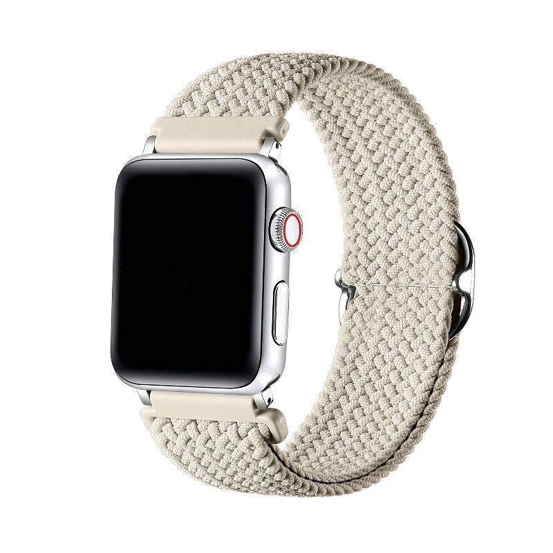 slide 1 of 4, Posh Tech Woven Nylon Band for Apple Watch - Beige, 1 ct