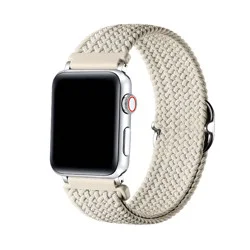 Posh Tech Woven Nylon Band for Apple Watch - Beige