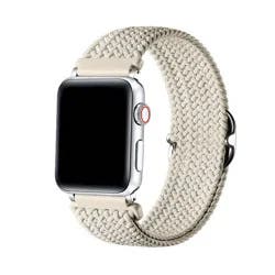 Posh Tech Woven Nylon Band for Apple Watch - Beige