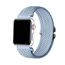 Posh Tech Woven Nylon Band for Apple Watch - Aura Blue