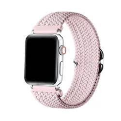 Posh Tech Woven Nylon Band for Apple Watch - Frost Pink