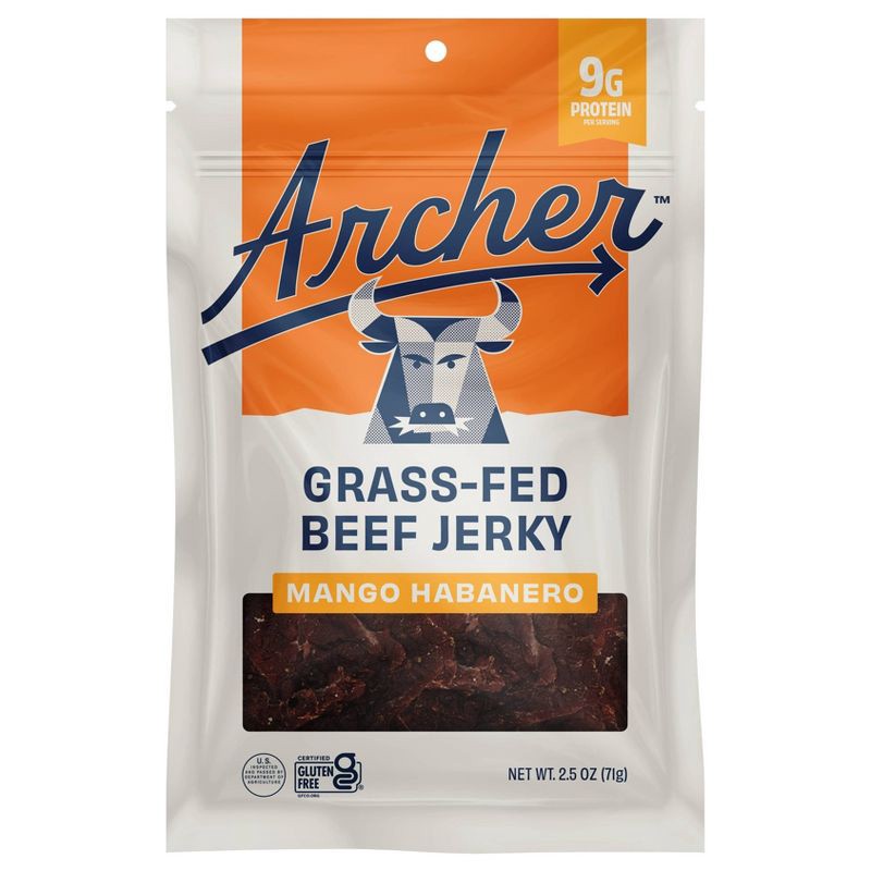 slide 1 of 5, Archer Jerky Mango Habanero Beef - 23g Protein - 2.5oz, 23 gram, 2.5 oz