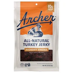 Archer Jerky Hickory Smoked Turkey - 10g Protein - 2.5oz