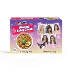A-Sha Foods USA A-Sha Kuromi x Katseye Flaming Spicy Crush Noodles - 6pk