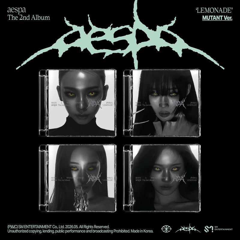 slide 1 of 2, Universal Music Group aespa - The 2nd Album ‘LEMONADE' (MUTANT Ver.) (CD), 1 ct