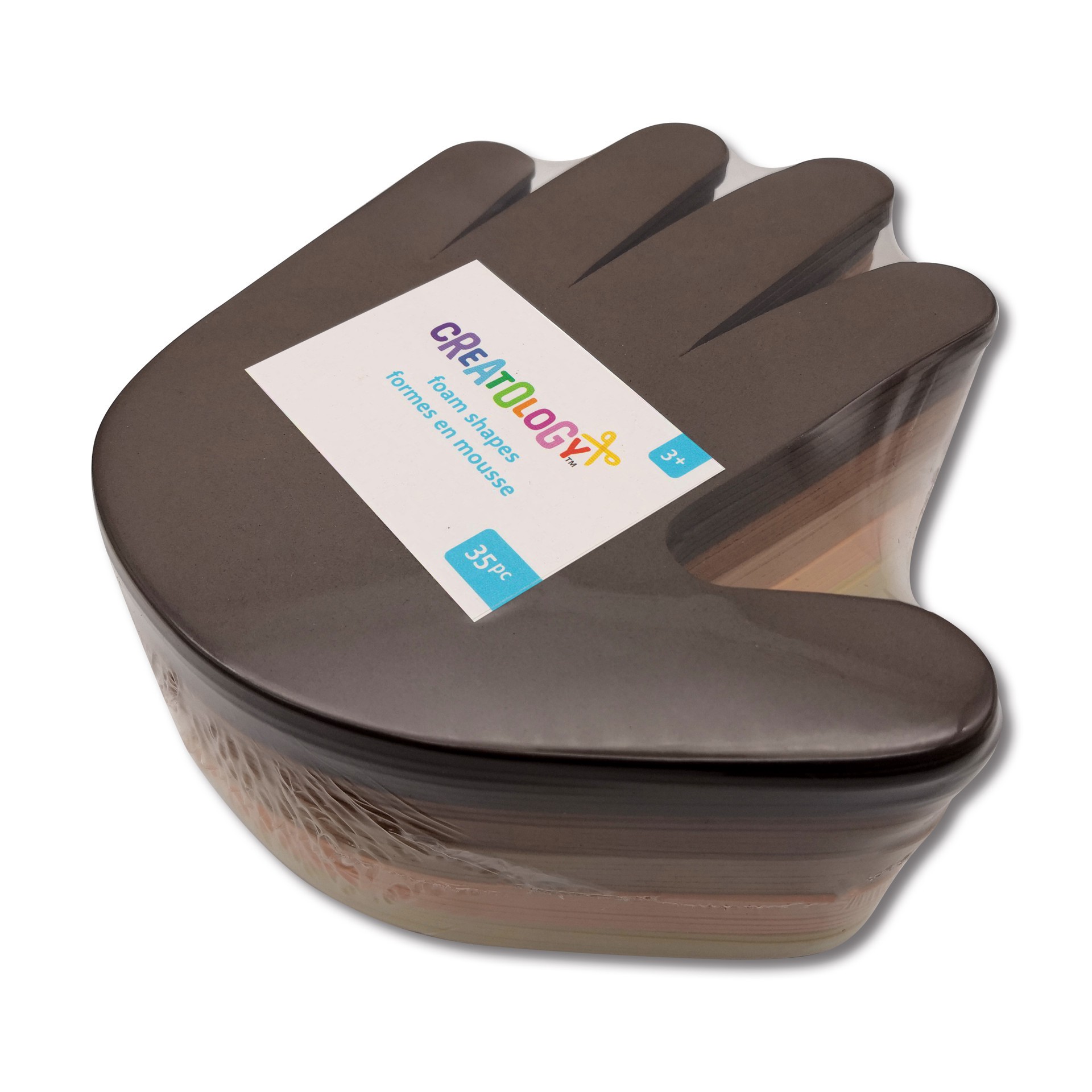 slide 2 of 3, 6.5" Natural Hand Foam Shapes, 35ct. By Creatology, 35 ct