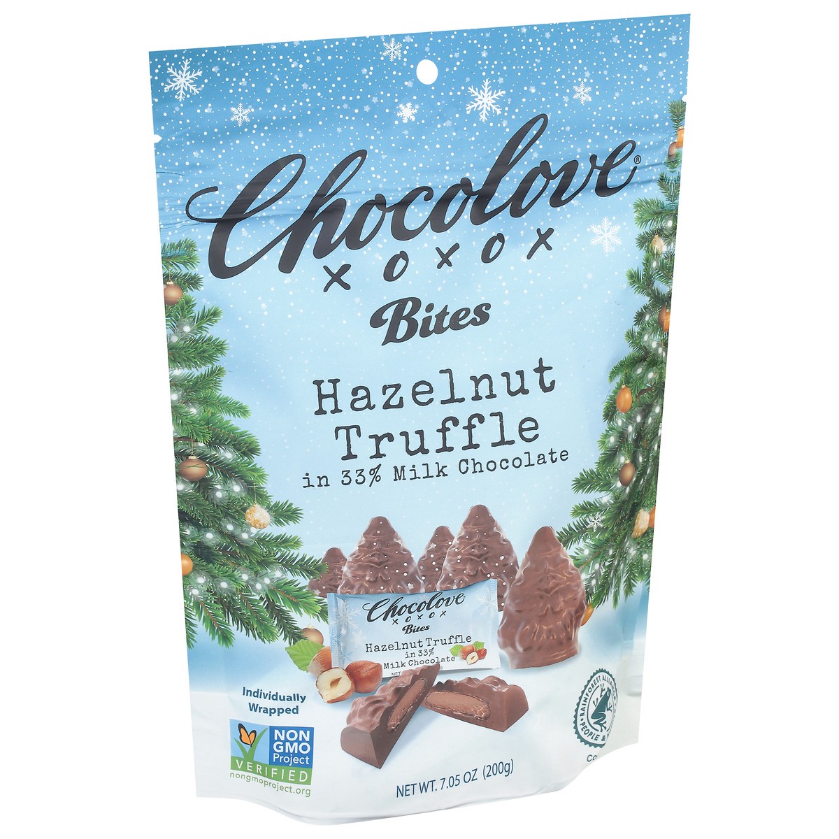 slide 5 of 9, Chocolove Bites Hazelnut Truffle In 33% Milk Chocolate - 7.05 oz, 7.05 oz