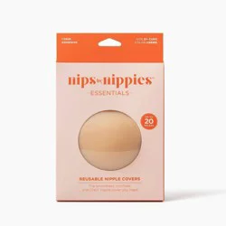 Nips by Nippies Women's Reusable Adhesive Nipple Covers - Cream A-C