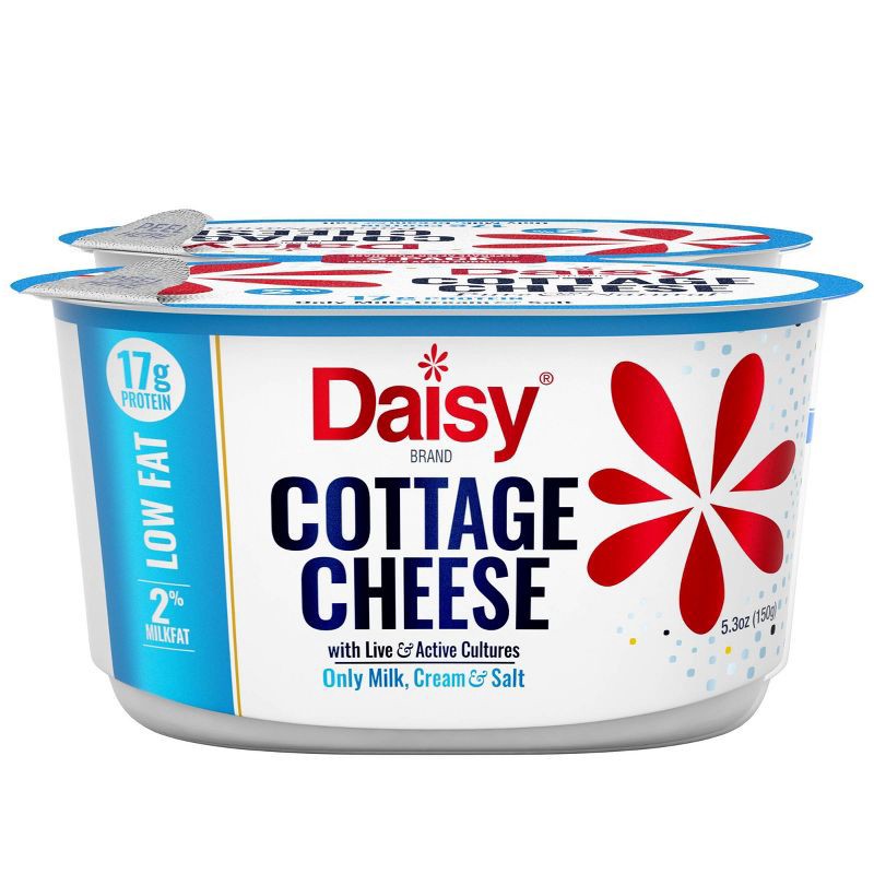 slide 1 of 5, Daisy Brand 2% Cottage Cheese - 10.6oz/2ct, 10.6 oz; 2 ct