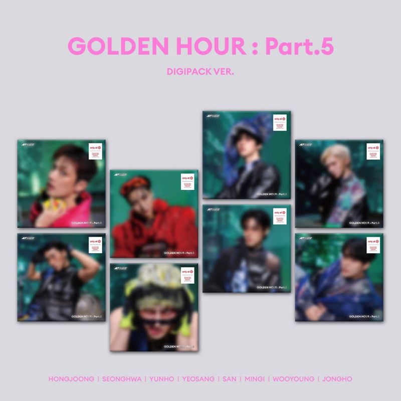 slide 1 of 2, hello82 ATEEZ - GOLDEN HOUR : Part.5 (DIGIPACK VER.) (Target Exclusive, CD), 1 ct