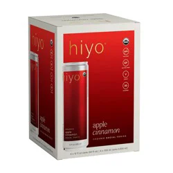 Hiyo Non-Alcoholic Fall Apple Cinnamon Organic Social Tonic - 4pk/12 fl oz Cans