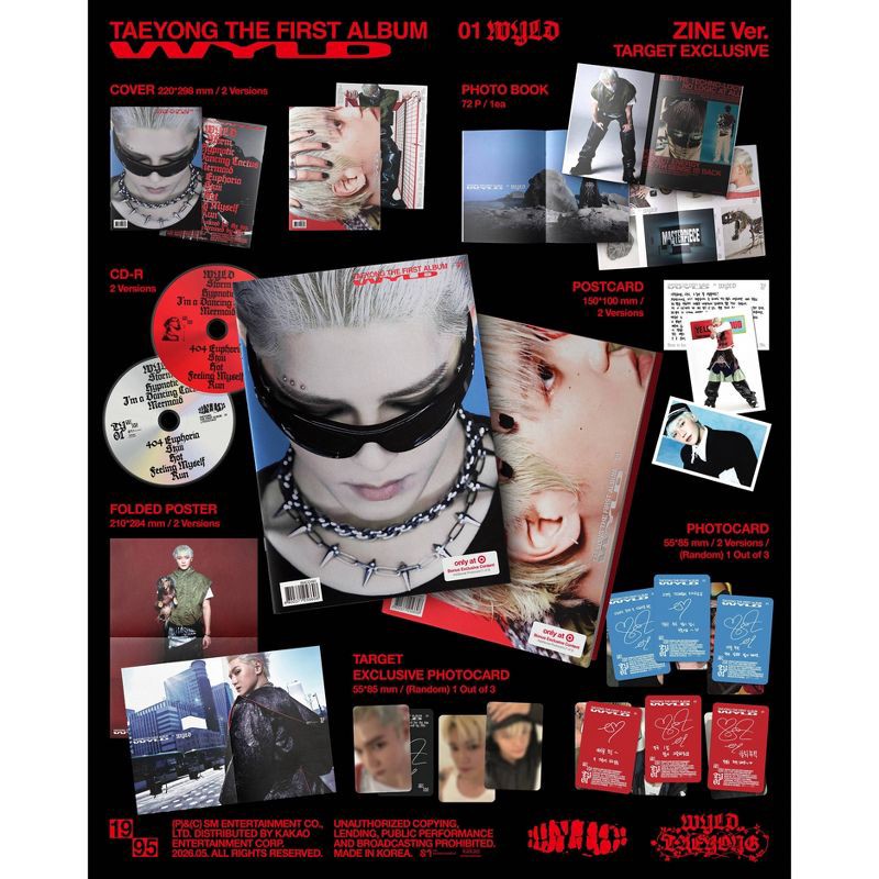slide 1 of 1, Alliance Entertainment Taeyong - Wyld - the 1st Album (Zine Ver.) (TG) (CD), 1 ct