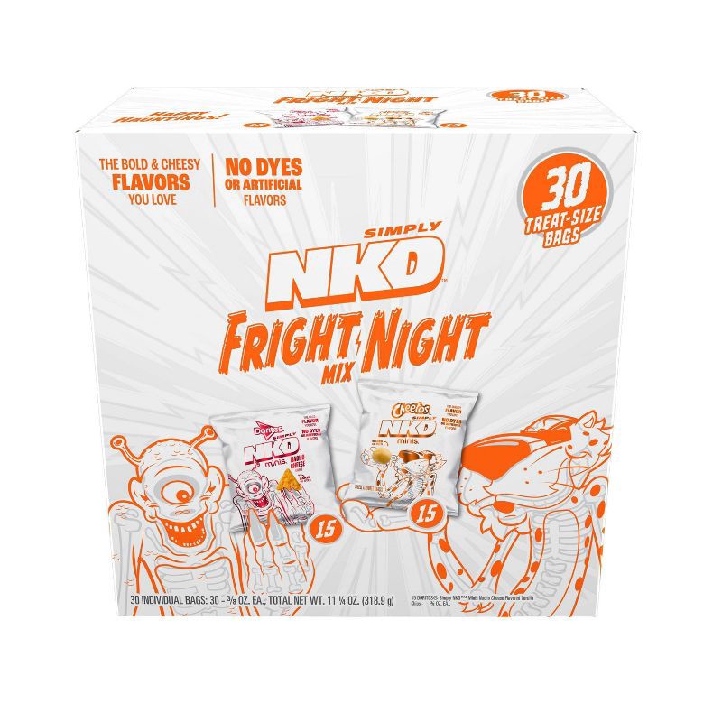 slide 1 of 8, Frito-Lay Simply NKD Treated Sized Chips - 11.25oz/30ct, 11.25 oz, 30 ct