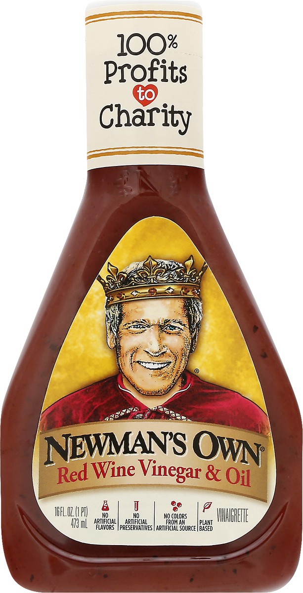 slide 4 of 13, Newman's Own Red Wine Vinegar & Oil Vinaigrette 16 oz, 16 oz