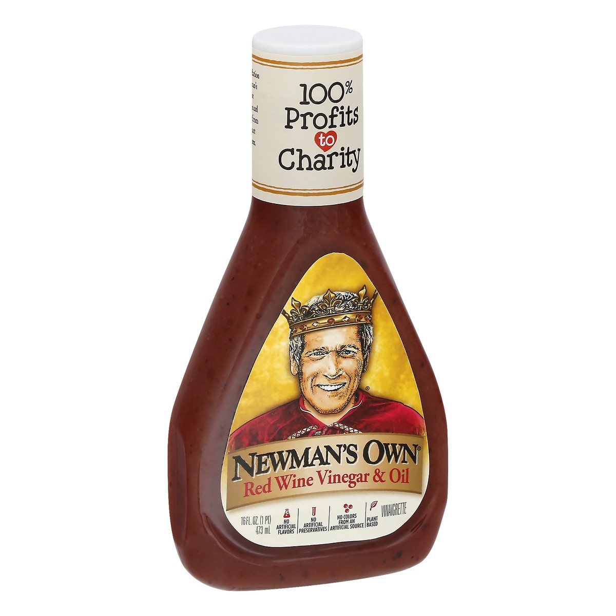 slide 5 of 13, Newman's Own Red Wine Vinegar & Oil Vinaigrette 16 oz, 16 oz