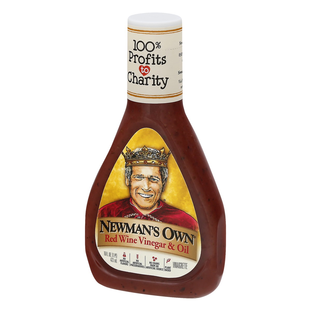 slide 11 of 13, Newman's Own Red Wine Vinegar & Oil Vinaigrette 16 oz, 16 oz