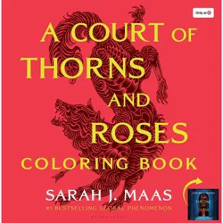 Abrams ACOTAR Throne of Glass Flip Coloring Book - By Sarah J. Maas (Hardcover)