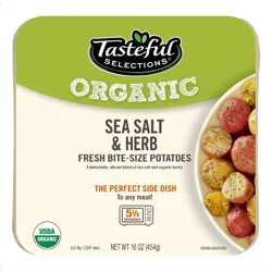 Tasteful Selections Organic Salt & Herb Bite Sized Potatoes - 16oz