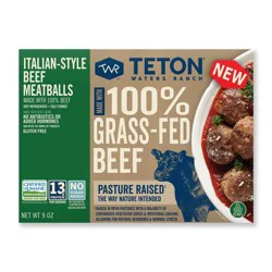 Teton Waters Ranch Teton Water Ranch 100% Grass Fed Beef Italian-Style Beef Meatballs - 9oz